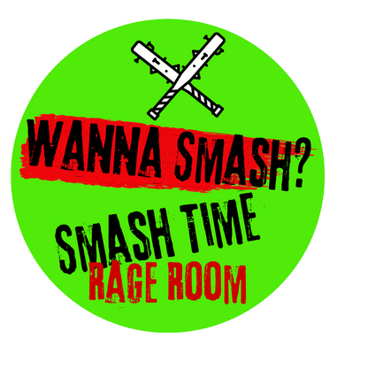 "Wanna Smash?" SmashTime RageRoom Coffee Mug